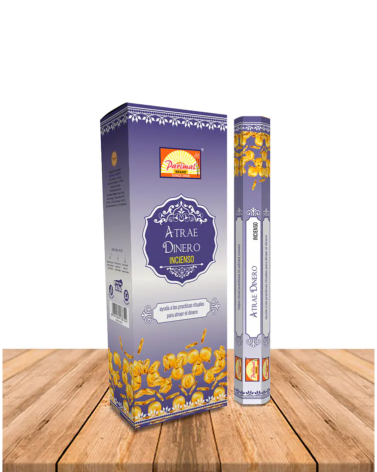 Incienso Formato Hexagonal Atrae Dinero