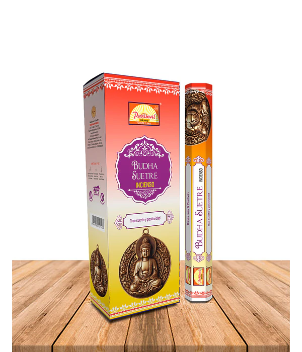 Incienso Formato Hexagonal Buda De Suerte
