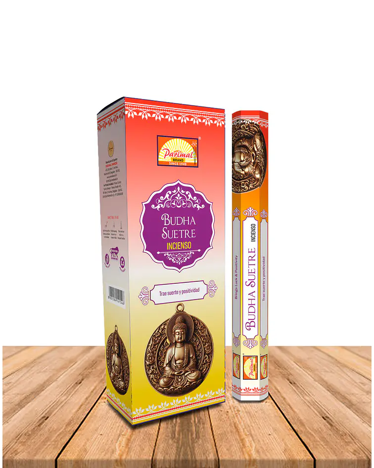 Incienso Formato Hexagonal Buda De Suerte