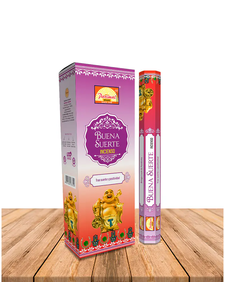 Incienso Formato Hexagonal Buena Suerte