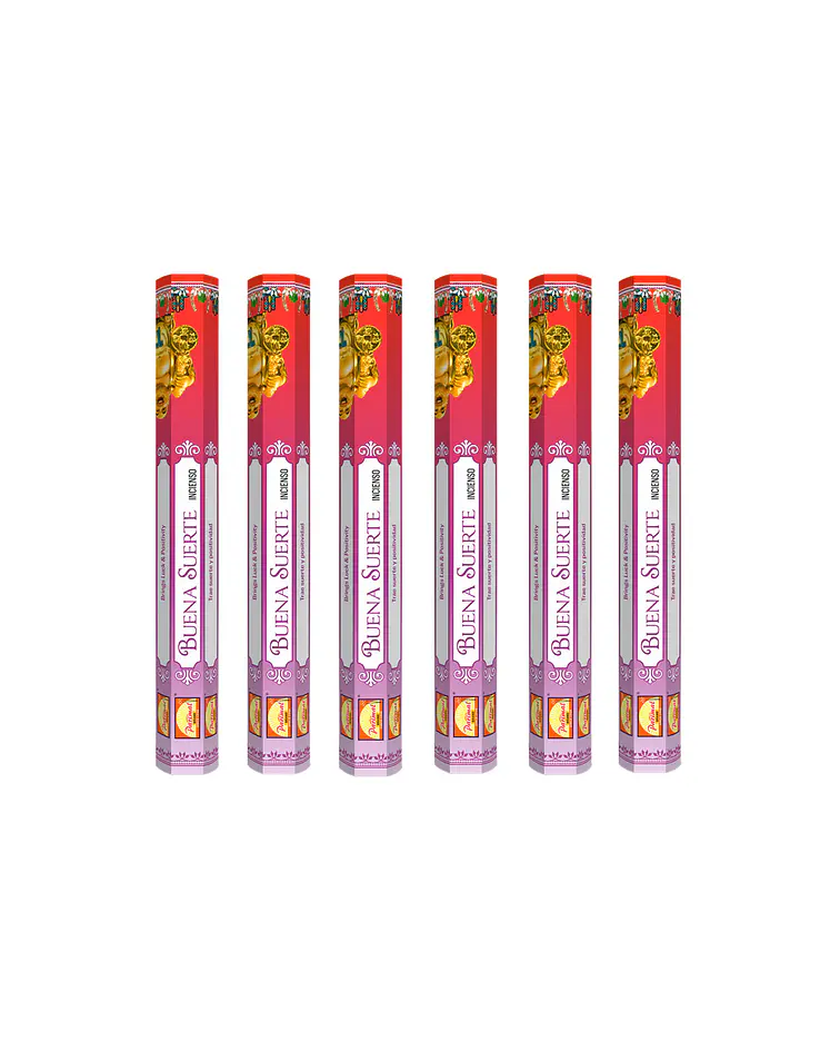 Incienso Formato Hexagonal Buena Suerte