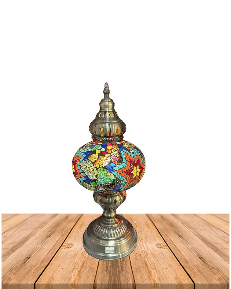 Lámpara de Mesa  Turca de Mosaico 16" YMA602-17
