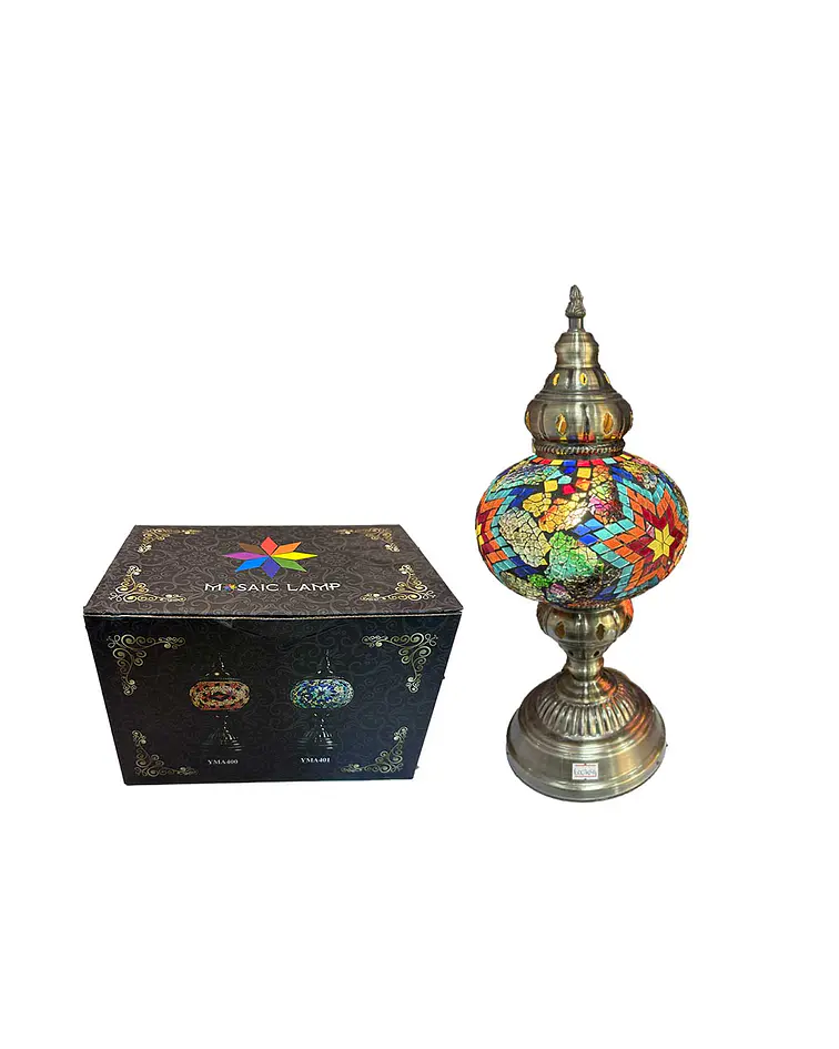 Lámpara de Mesa  Turca de Mosaico 16" YMA602-17