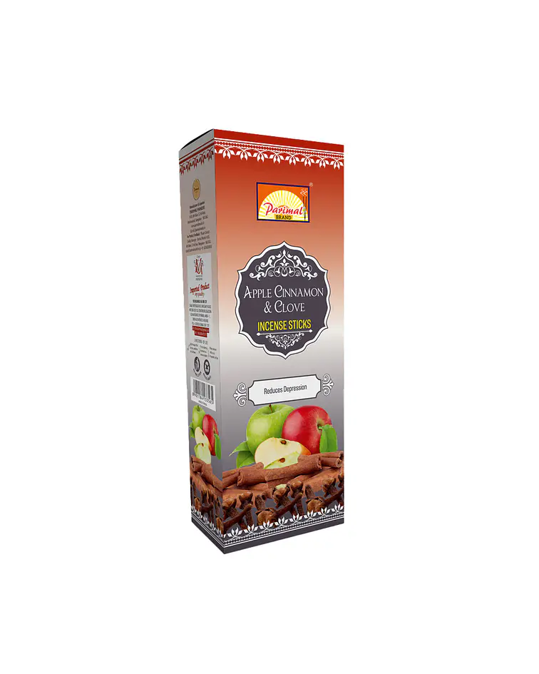 Incienso Formato Hexagonal Manzana Canela Clavo