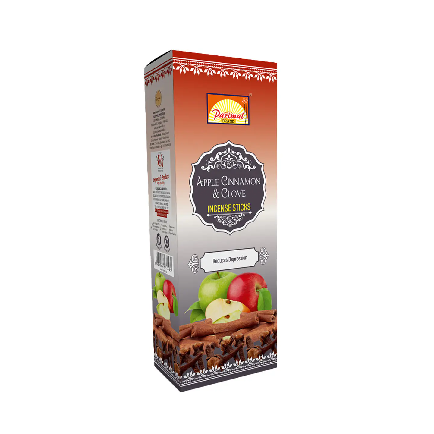 Incienso Formato Hexagonal Manzana Canela Clavo 2