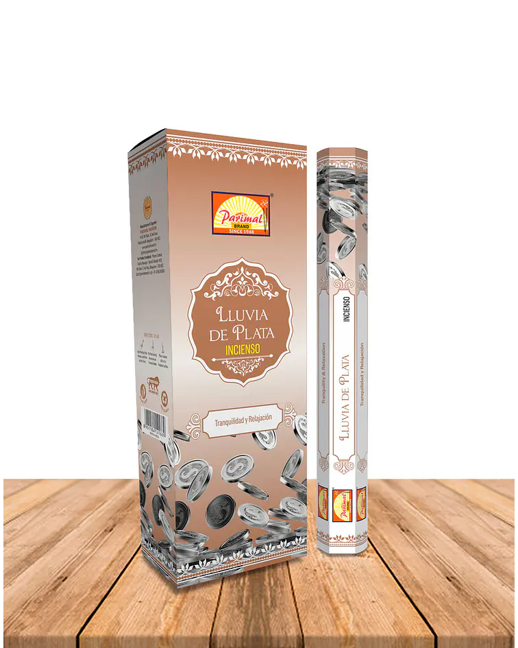 Incienso Formato Hexagonal Lluvia de Plata
