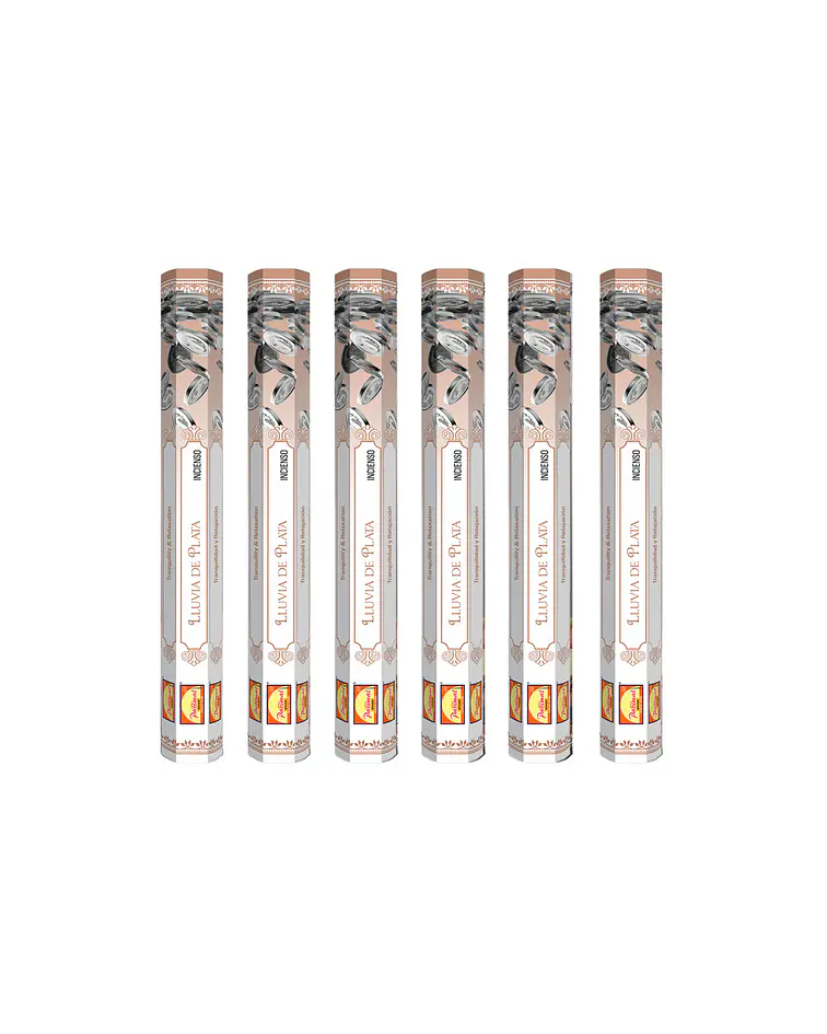 Incienso Formato Hexagonal Lluvia de Plata