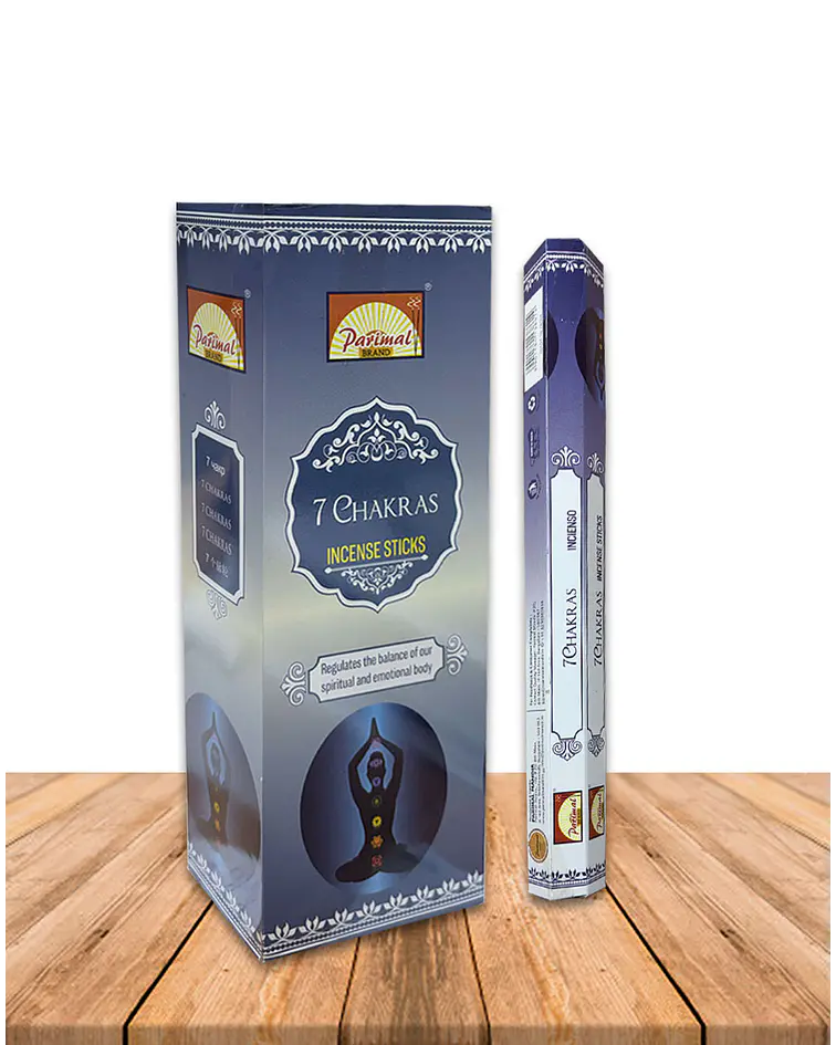 Incienso Formato Hexagonal 7 Chakras