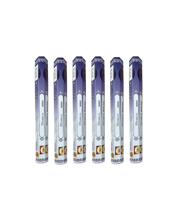 Incienso Formato Hexagonal 7 Chakras