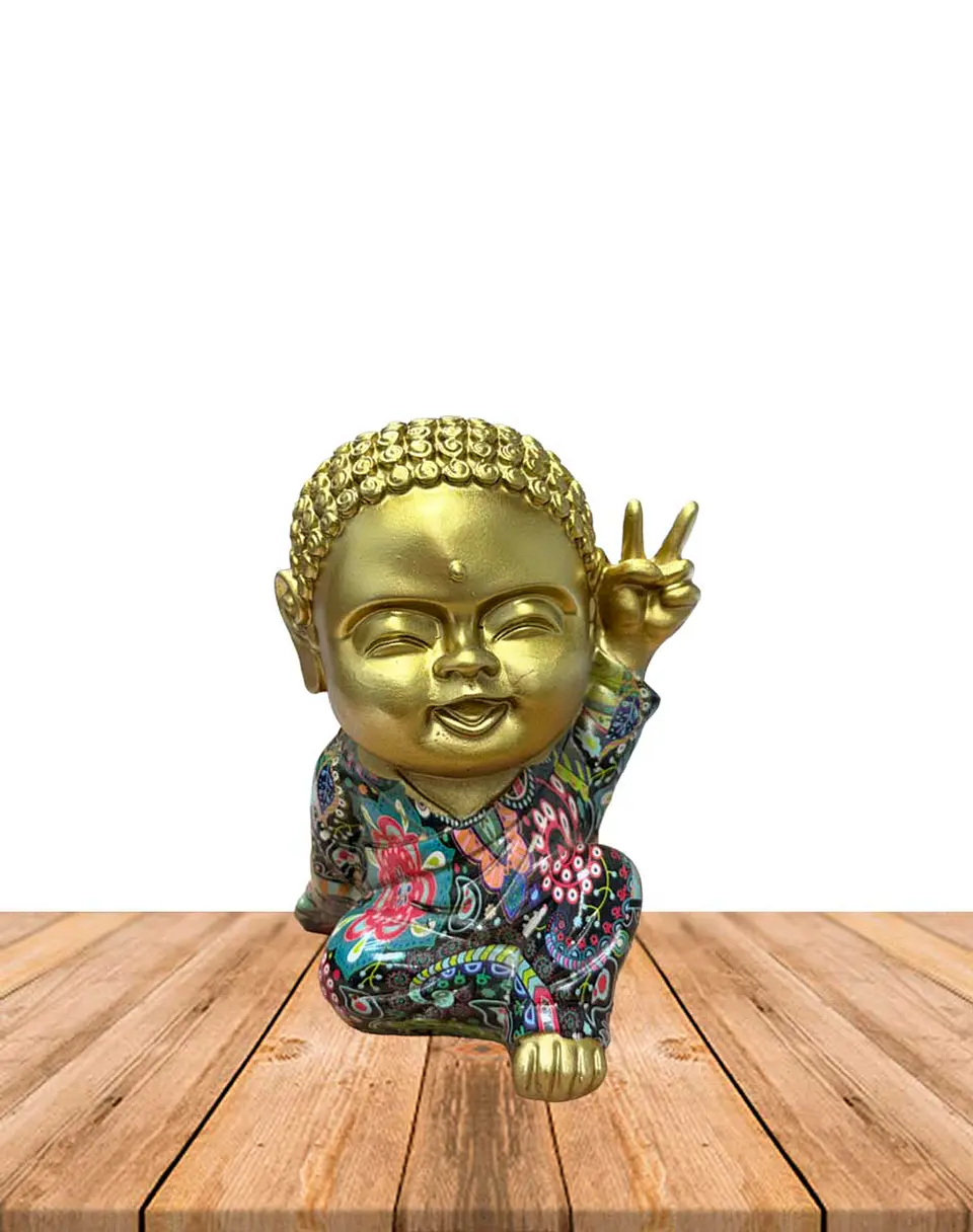 Figura Buda Chino Decorativo 6