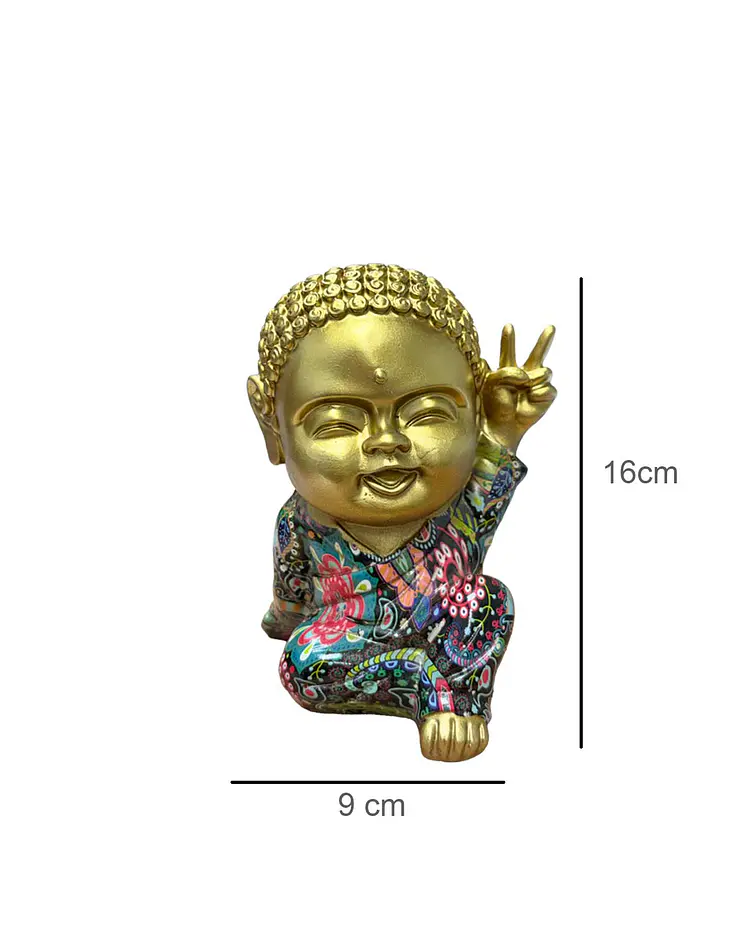 Figura Buda Chino Decorativo 6" JI21-160 (B)