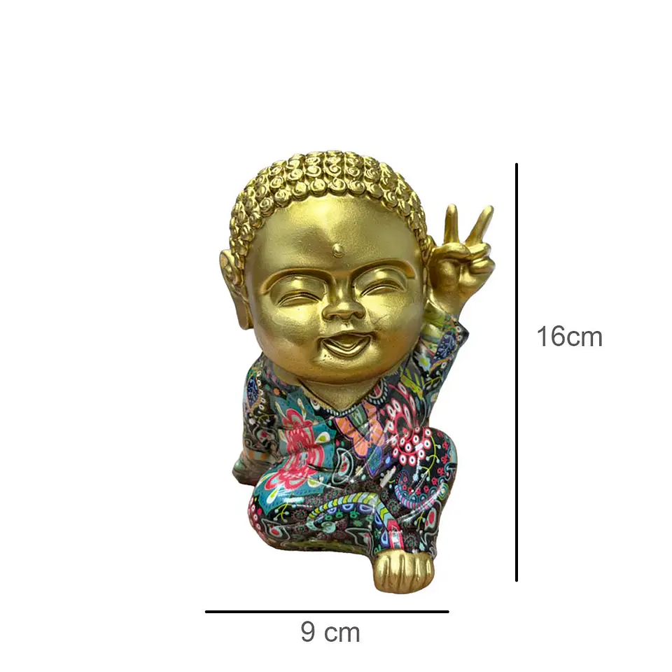 Figura Buda Chino Decorativo 6