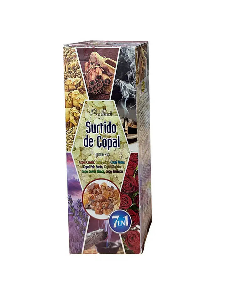 Incienso Formato Hexagonal 7 en 1 Surtido de Copal
