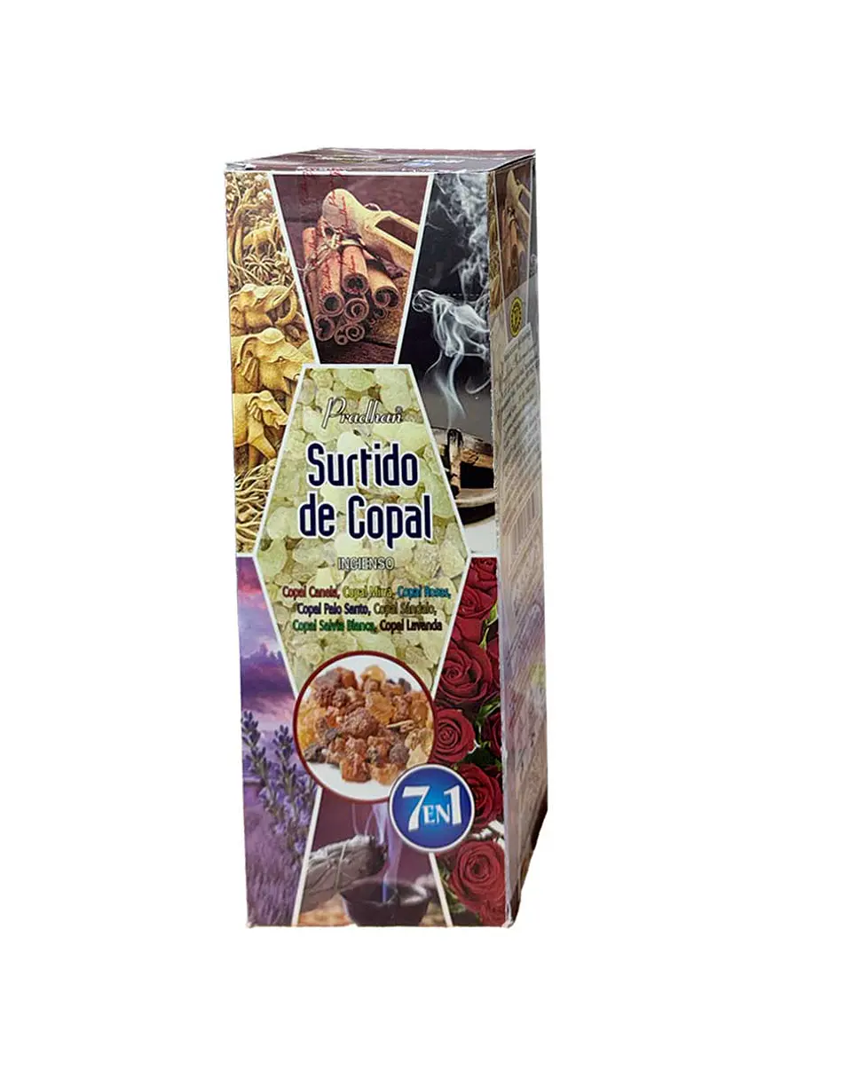 Incienso Formato Hexagonal 7 en 1 Surtido de Copal 2