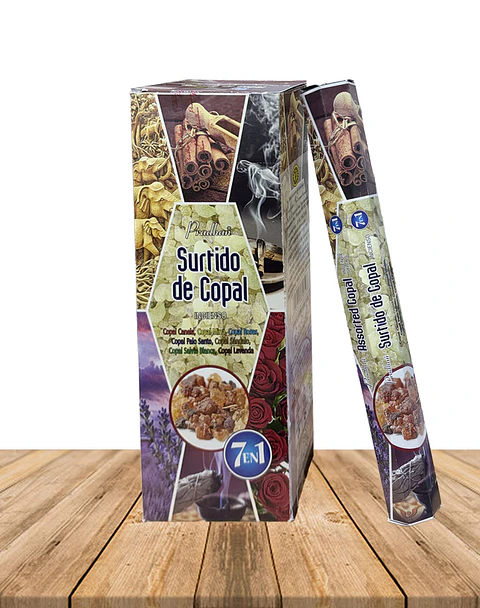 Incienso Formato Hexagonal 7 en 1 Surtido de Copal