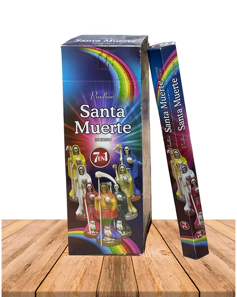 Incienso Formato Hexagonal 7 en 1 Santa Muerte