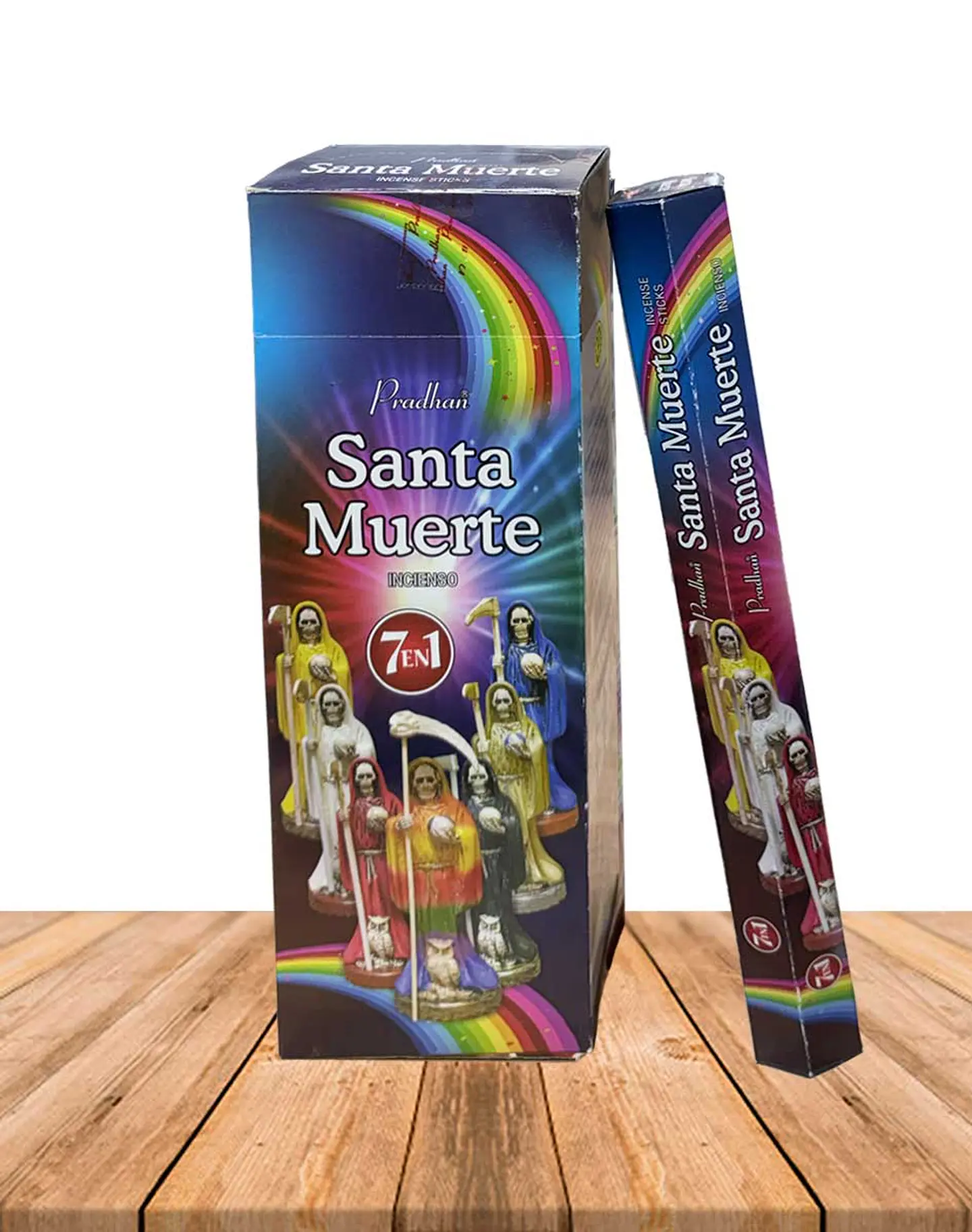 Incienso Formato Hexagonal 7 en 1 Santa Muerte 1