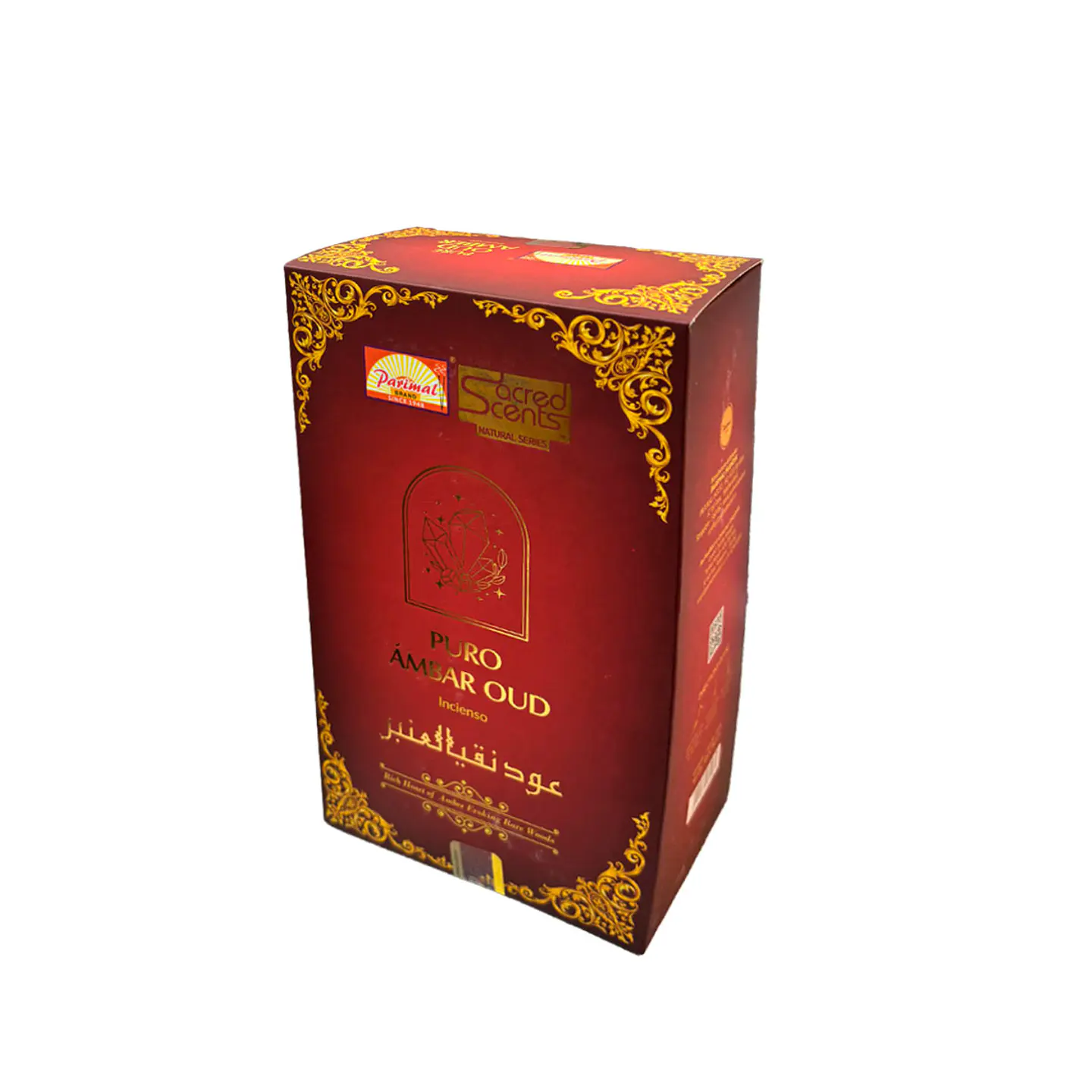 Incienso Parimal Sacred Scents Pure Ambar Oud 15Gr 2