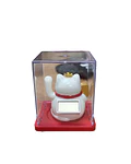 Gato de la Fortuna Solar Blanco  JI25-125