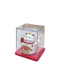 Gato de la Fortuna Solar Blanco  JI25-125