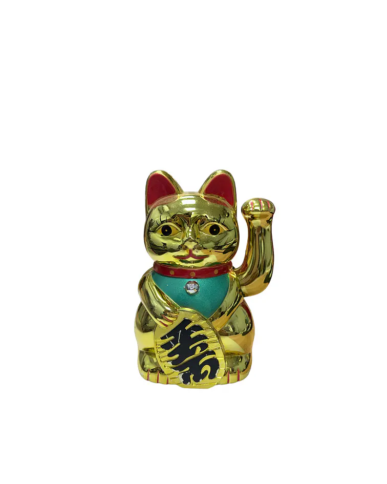 Gato de la Fortuna Dorada JI25-126