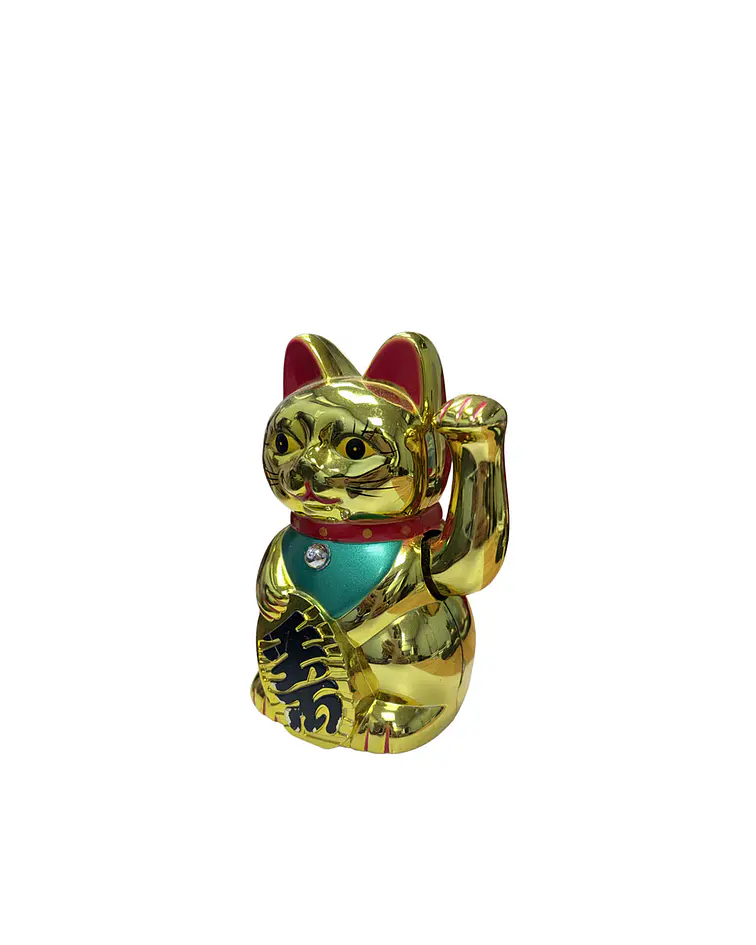 Gato de la Fortuna Dorada JI25-126
