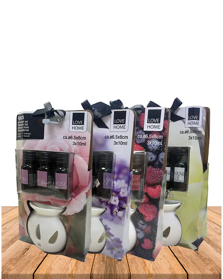 Set Difusor con 3 esencias