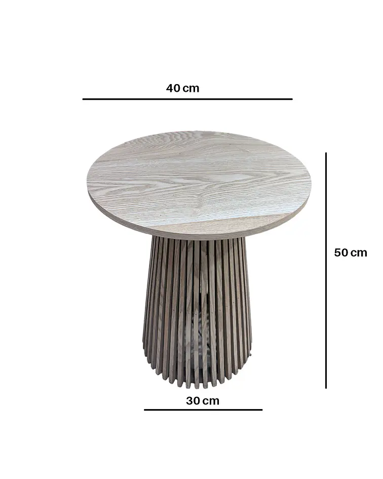 Mesa Lateral Auxiliar Decorativa