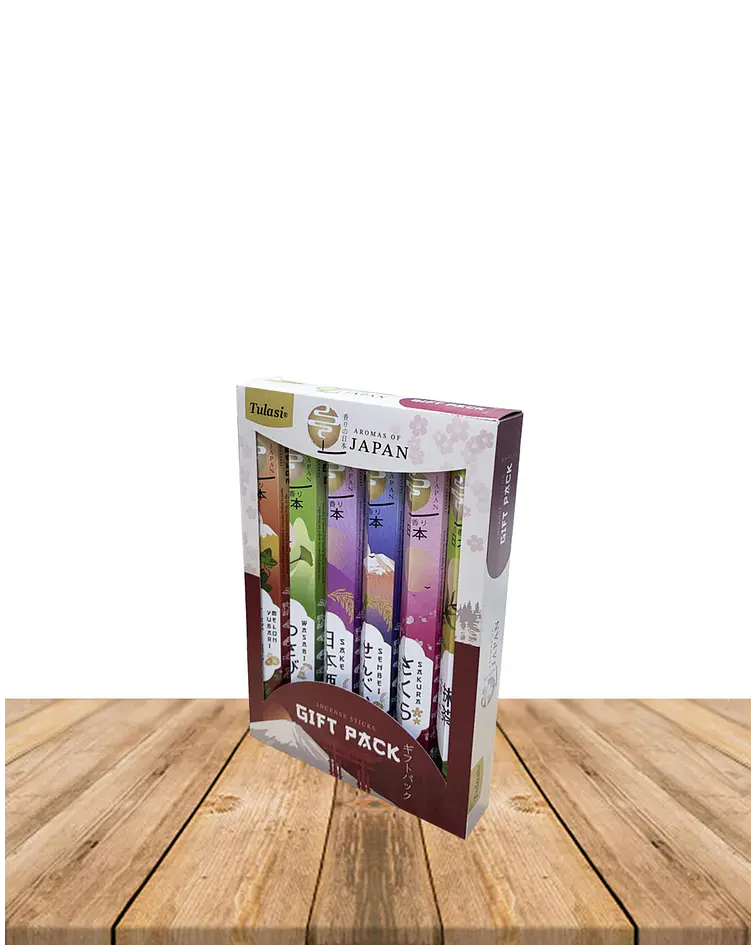 Incienso Tulasi hexagonal Pack Aromas de Japon 