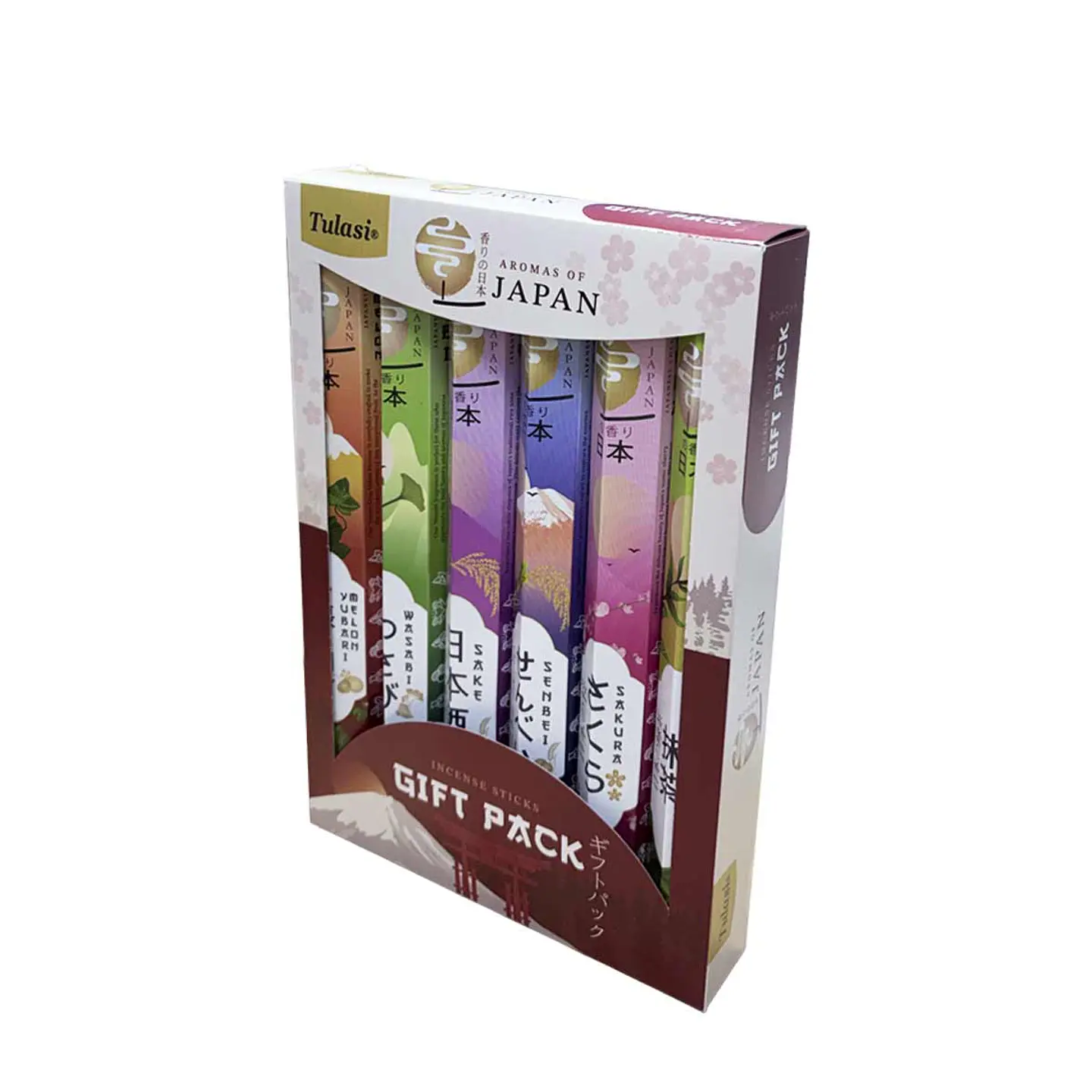 Incienso Tulasi hexagonal Pack Aromas de Japon  2