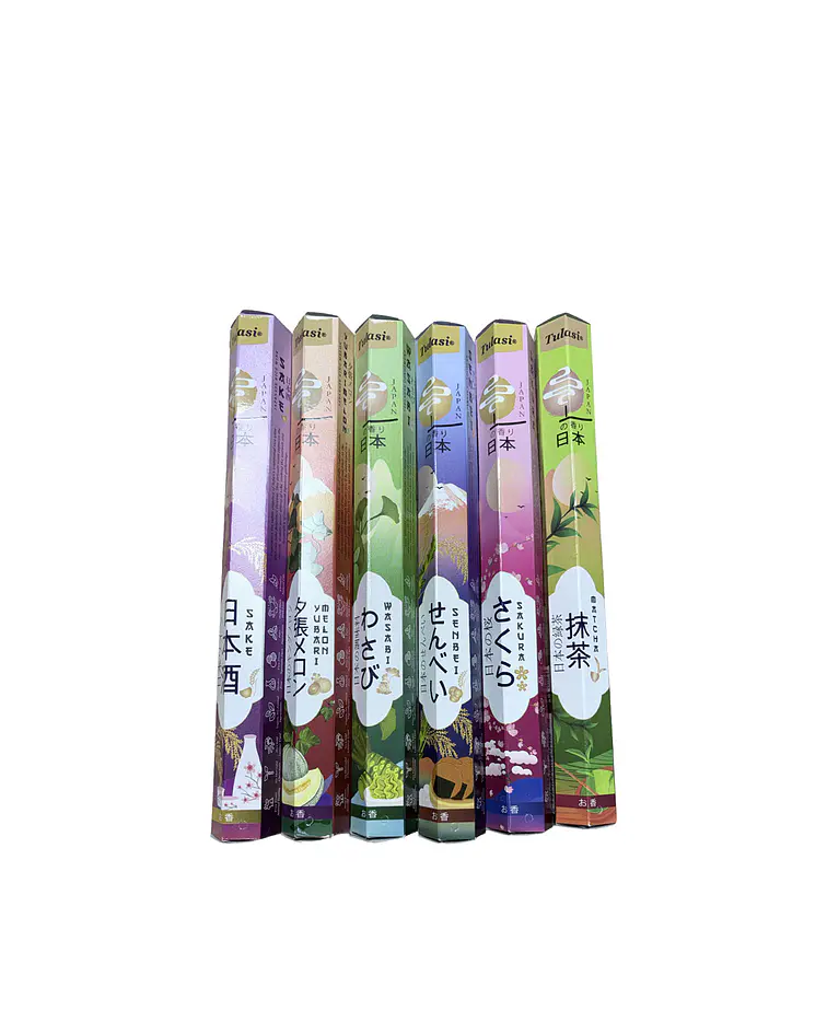 Incienso Tulasi hexagonal Pack Aromas de Japon 