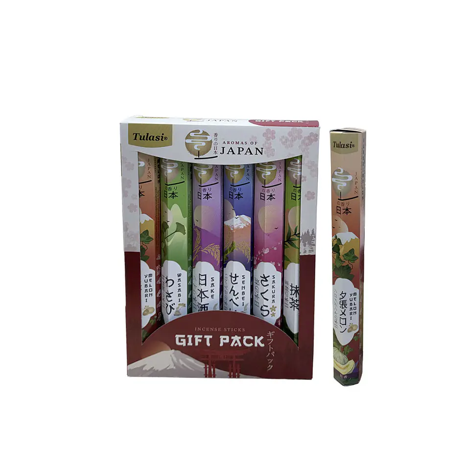 Incienso Tulasi hexagonal Pack Aromas de Japon  4