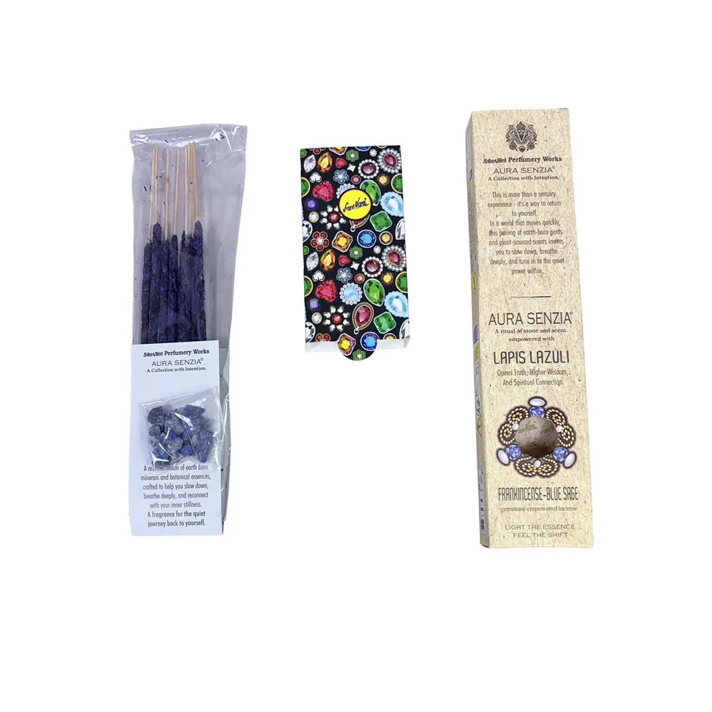 Incienso Aura Senzia Lapiz lazuli 3