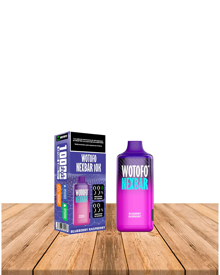 Vaper Desechable Nexbar  10000 puf Blueberry Ice