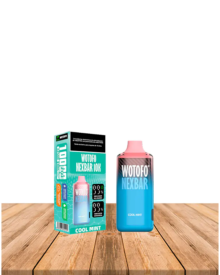 Vaper Desechable Nexbar  10000 puff Coolmint