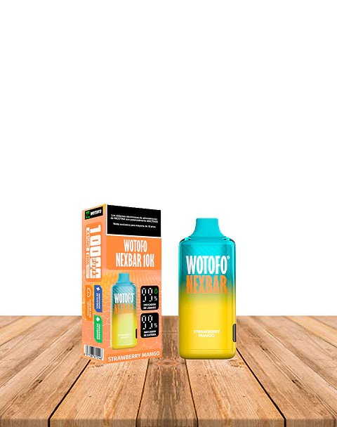 Vaper Desechable Nexbar  10000 puff Strawberry Mango
