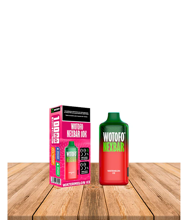 Vaper Desechable Nexbar  10000 puff Watermelon Ice