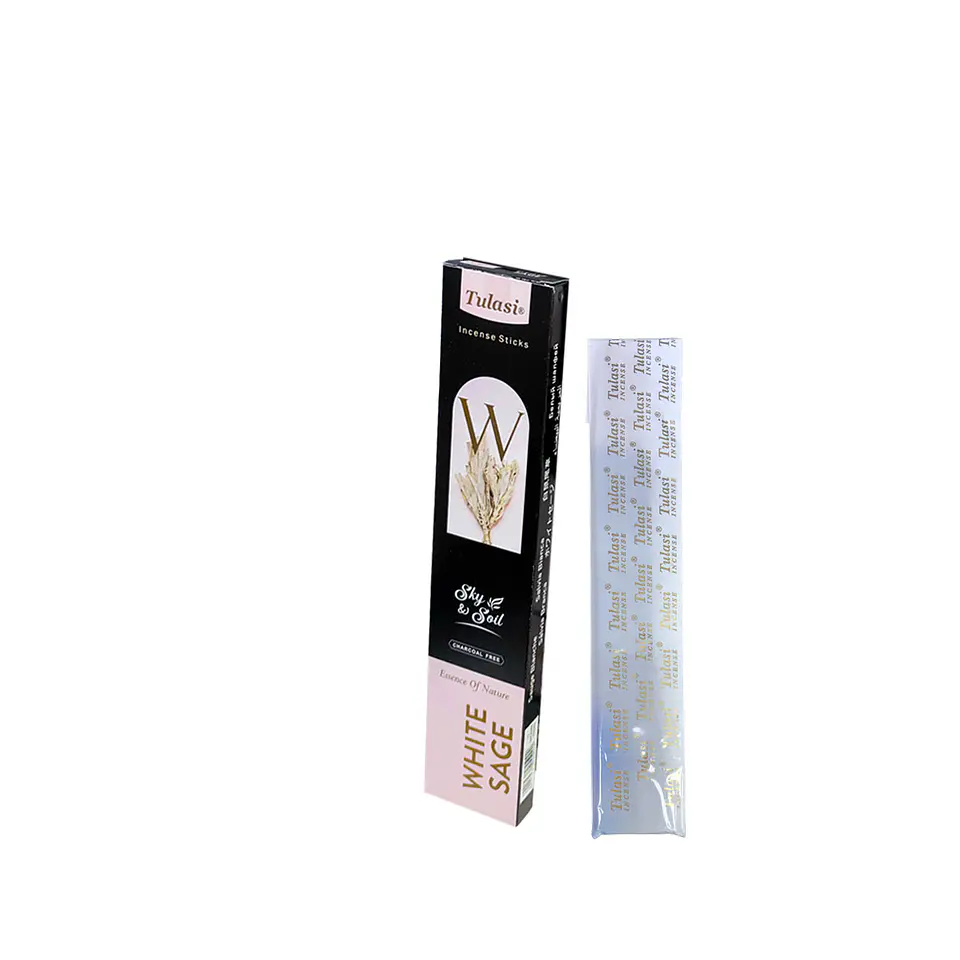 Incienso Tulasi Sky & Soil Salvia Blanca 2