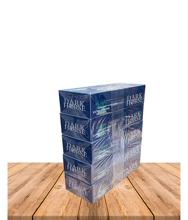 Tubo Para Rellenar Dark Horse Mentol Xtra Fuerte Pack 5 Displays