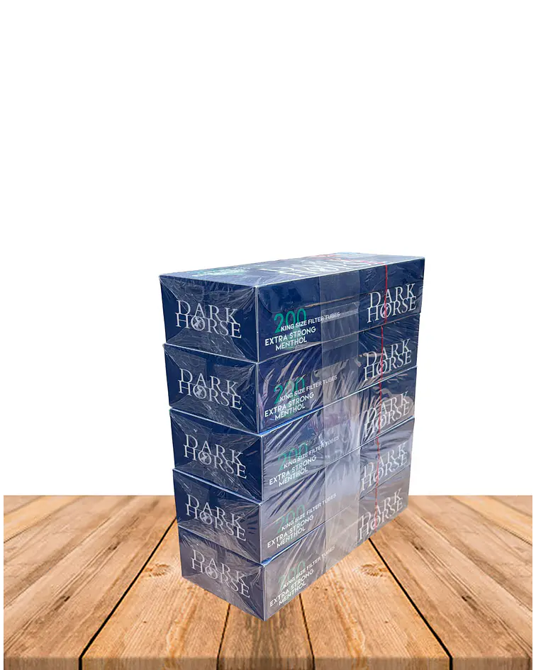 Tubo Para Rellenar Dark Horse Mentol Xtra Fuerte Pack 5 Displays