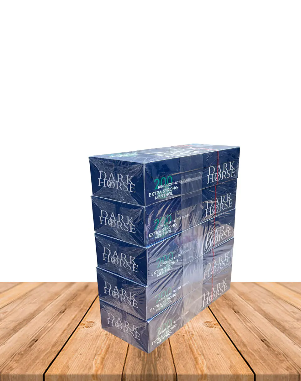 Tubo Para Rellenar Dark Horse Mentol Xtra Fuerte Pack 5 Displays 1