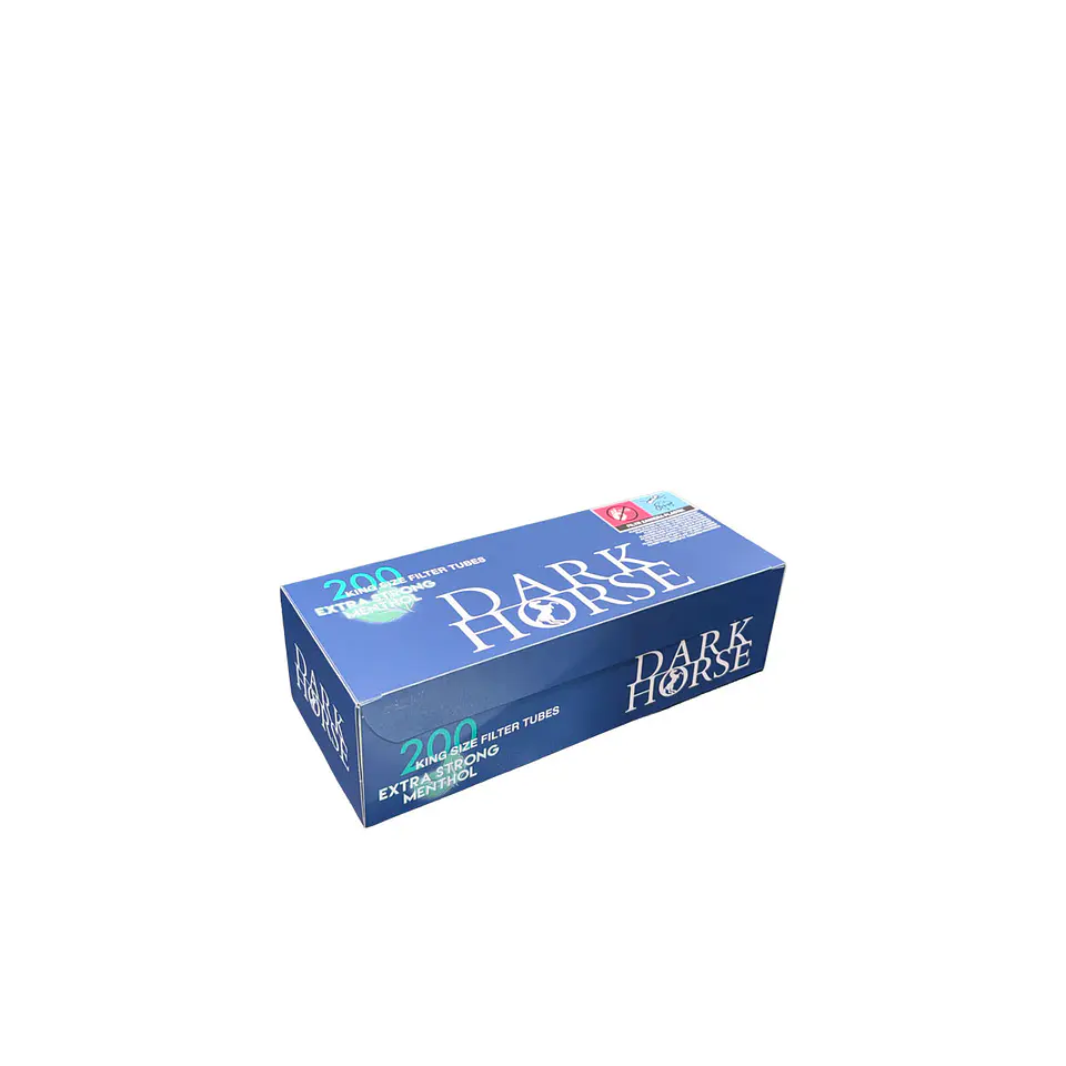 Tubo Para Rellenar Dark Horse Mentol Xtra Fuerte Pack 5 Displays 2