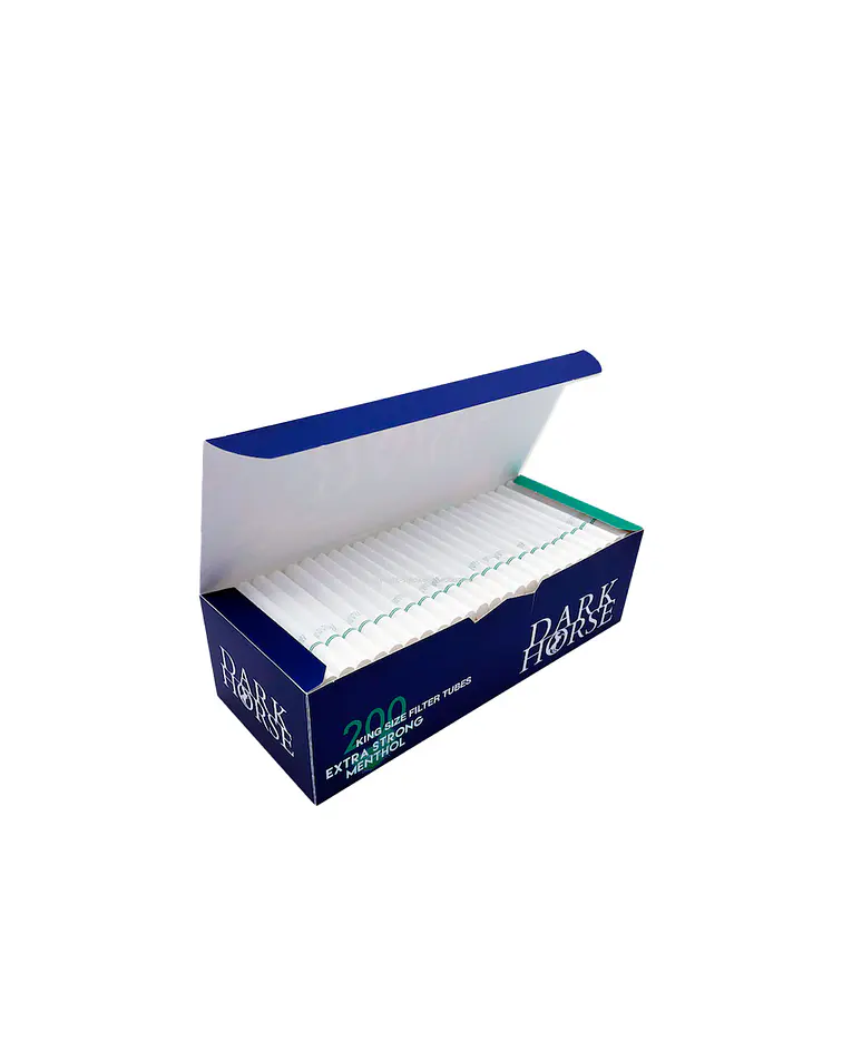 Tubo Para Rellenar Dark Horse Mentol Xtra Fuerte Pack 5 Displays