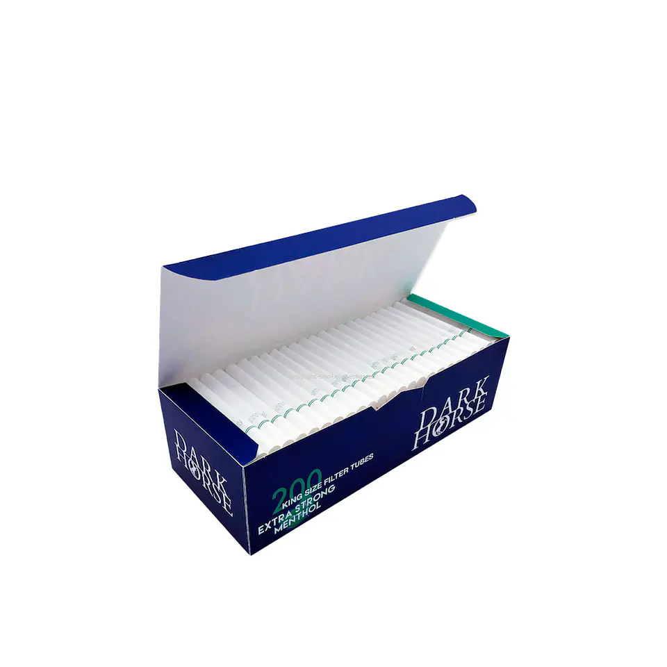 Tubo Para Rellenar Dark Horse Mentol Xtra Fuerte Pack 5 Displays 3