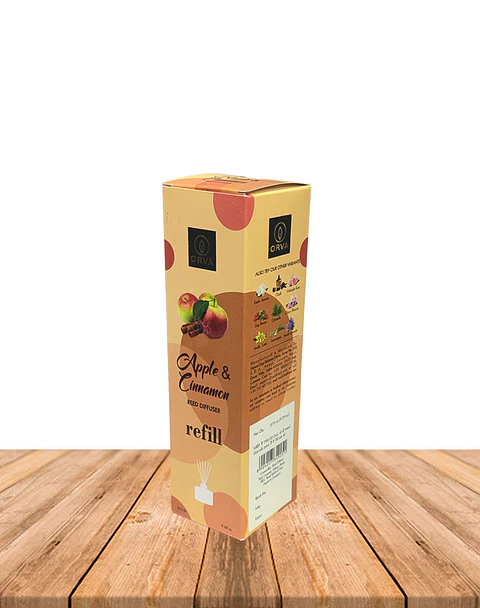 Recarga de Difusor Mikado Orva Manzana Canela — Zed Black
