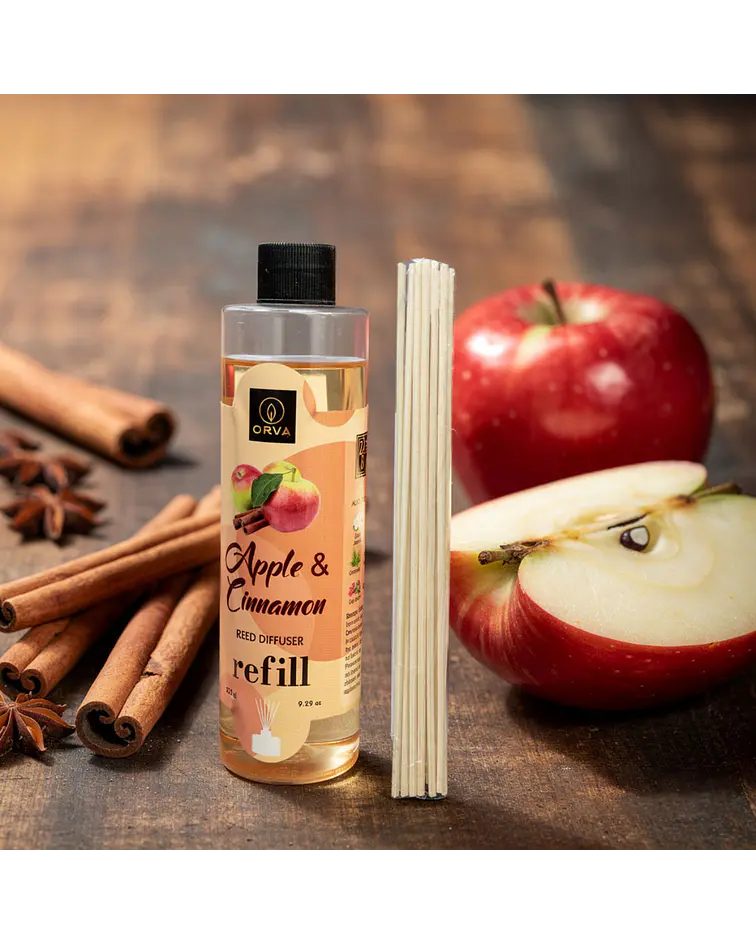 Recarga de Difusor Mikado Orva Manzana Canela — Zed Black