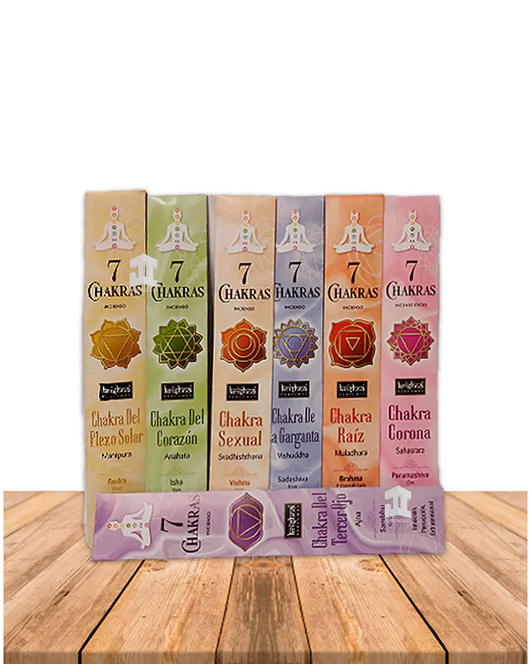 Incienso Krishna 7 en 1  7 Chakras Unidad