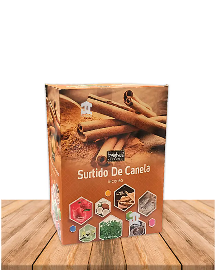 Incienso Krishna 7 en 1 Surtido de Canela - Unidad