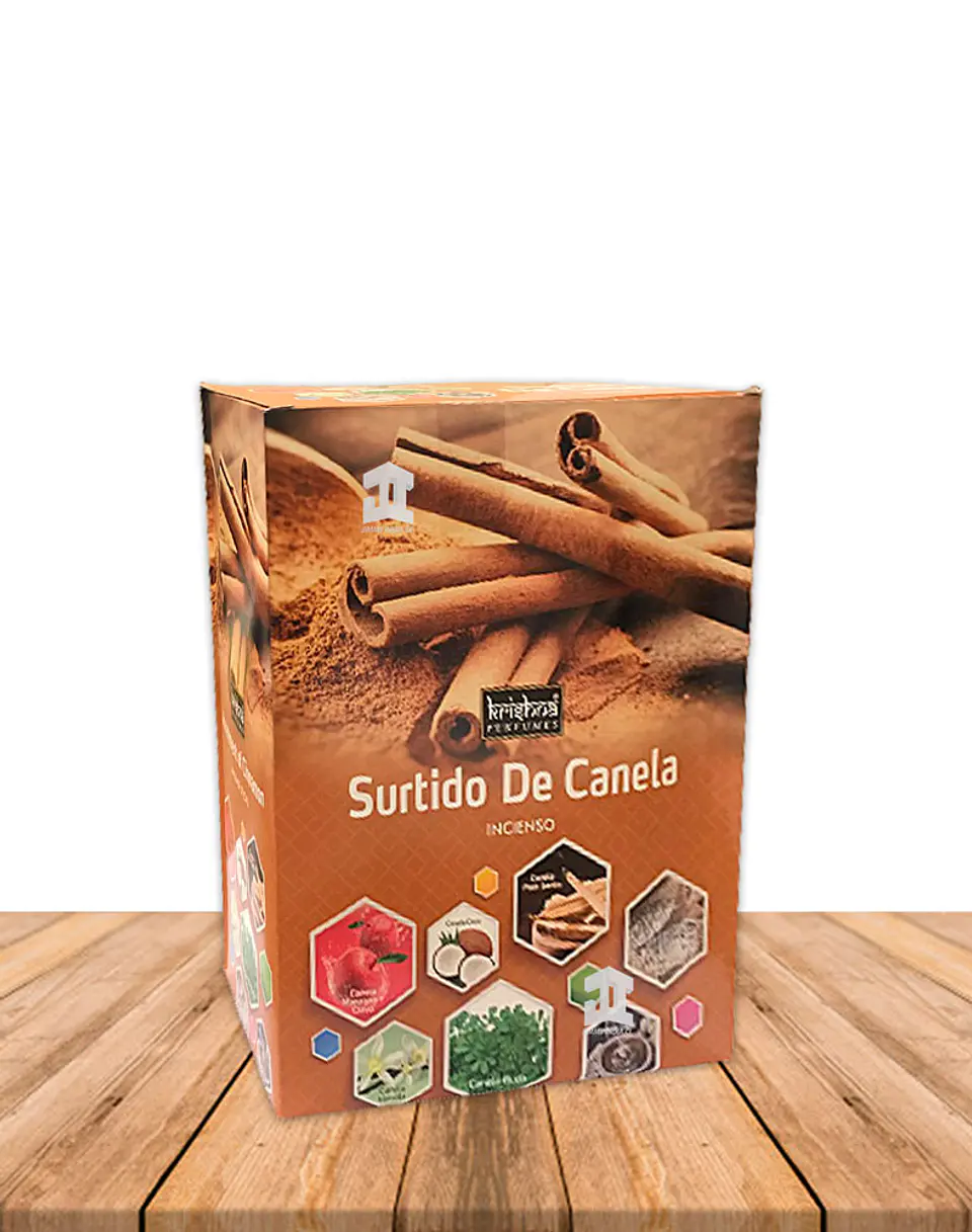Incienso Krishna 7 en 1 Surtido de Canela - Unidad 4