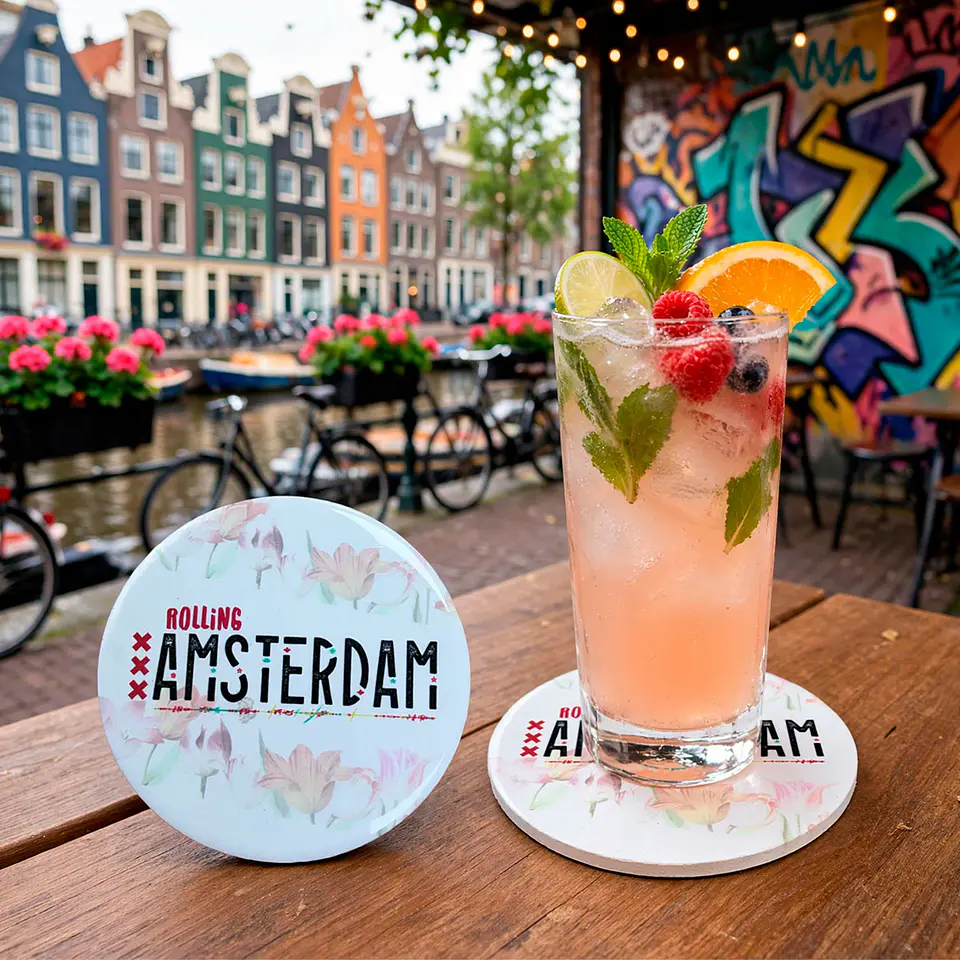 Posa Vaso Ceramica Rolling Amsterdam 5
